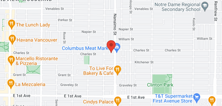 map of 7 2389 CHARLES STREET